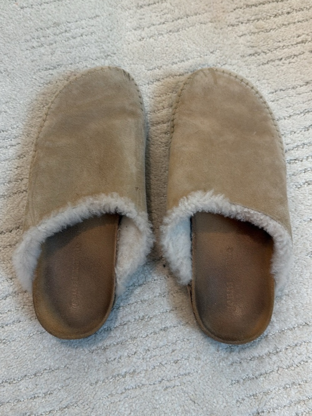 Jenni Kayne Tan Suede Shearling Clog!